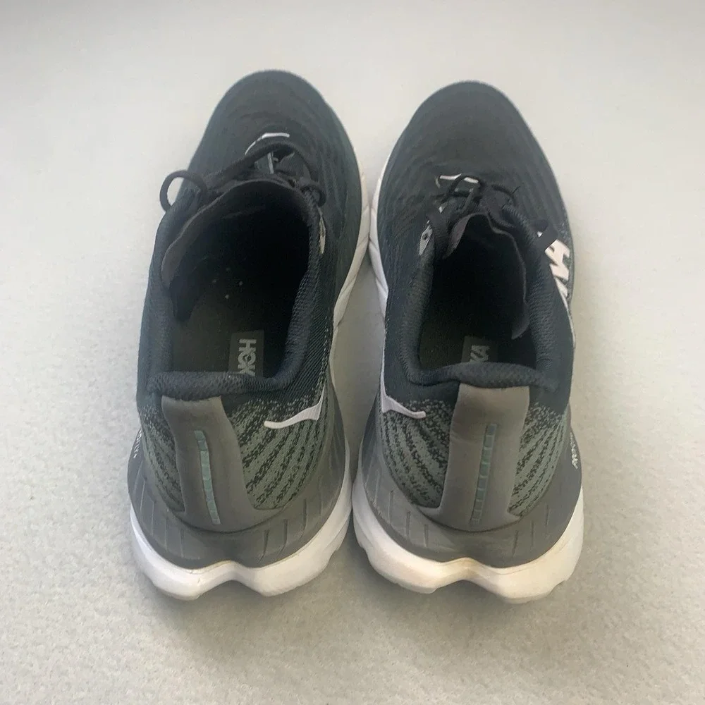 Hoka One One Mach 5 Running Shoes Mens Size 11.5 Black Cushioned 1127893 BCSTL
